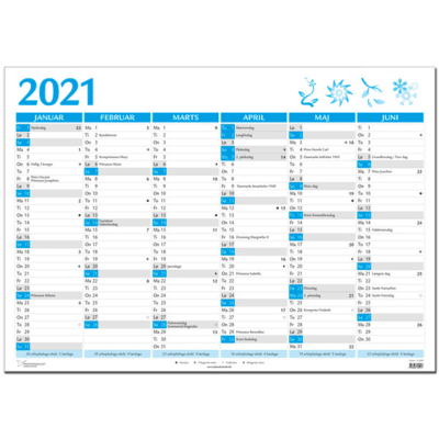 Vægkalender 2025