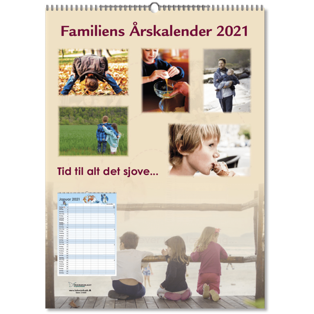 Familiekalender  Kalenderbutik