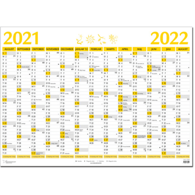 Vægkalender 2021/22