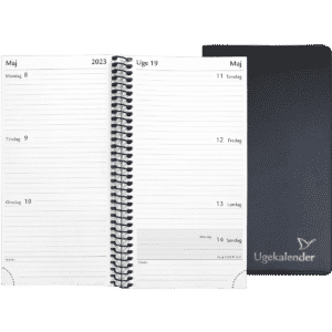 Spiral ugekalender 2023, sort - 231256 3