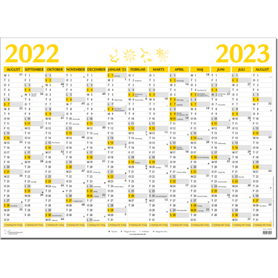 Stor Semesterkalender 2022/23