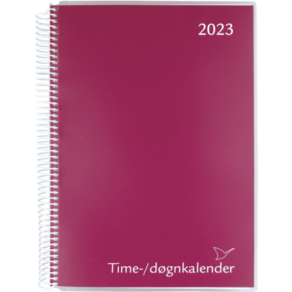 Time/døgnkalender 2023, rød - 234806 0