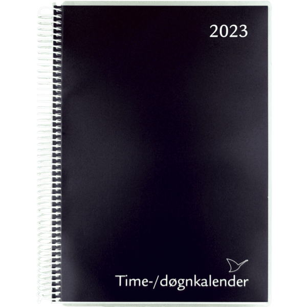 Time/døgnkalender 2023, sort - 234806 3