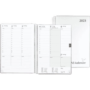 A5-kalender 2023, hvid - 234956 2