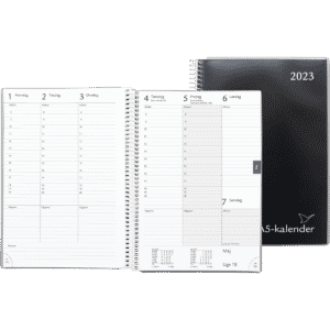 A5-kalender 2023, sort - 234956 3