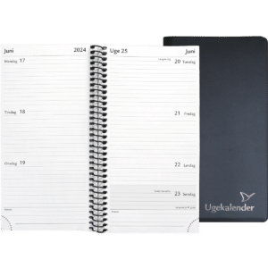 Spiral ugekalender 2024, sort - 241256 3