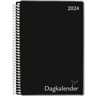 Dagkalender 2024, sort