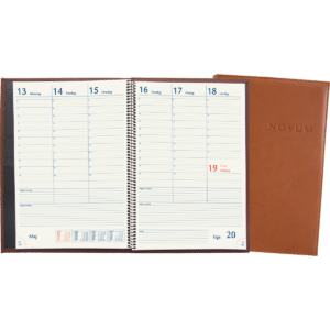 Novum kalender 2024 soft omslag lys brun - 246682