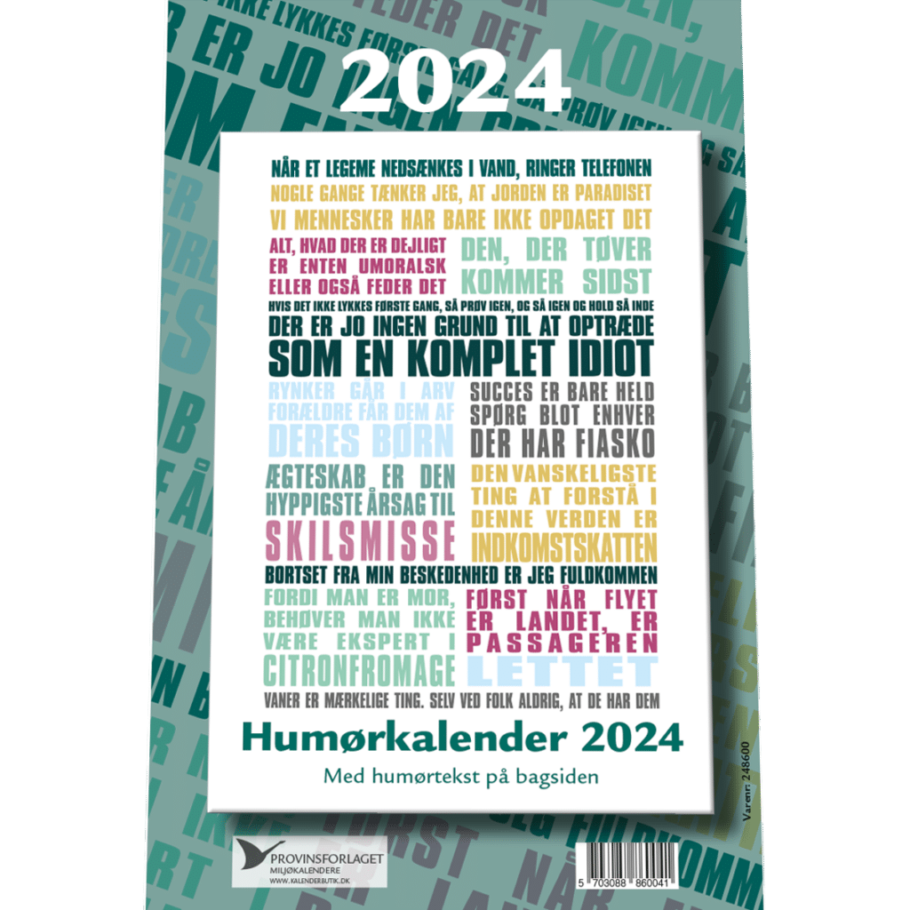 Afrivningskalender 2024 kalenderbutik