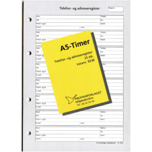 Telefon og Adresseregister - 249236