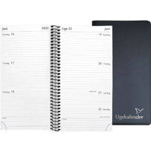 Spiral ugekalender 2025, sort - 251256 3