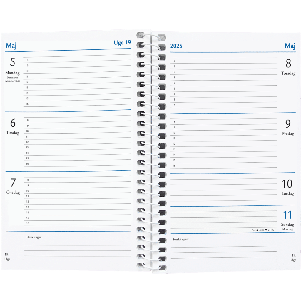 Mini ugekalender refill 2025 kalenderbutik