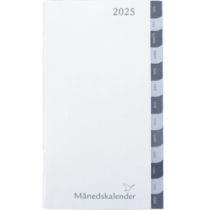 Mini månedskalender refill 2025 - 251700