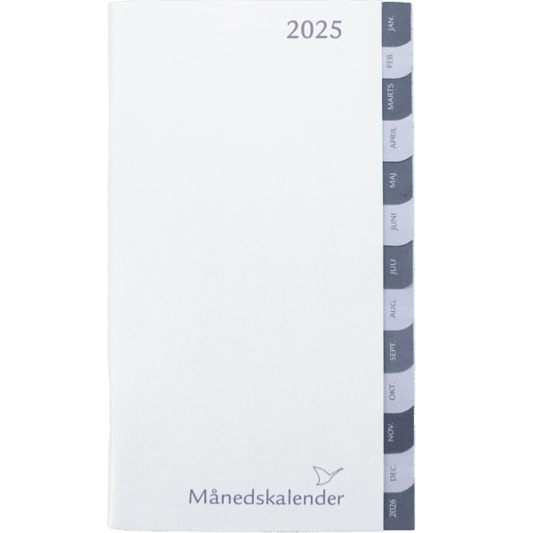 Mini månedskalender refill 2025 - 251700