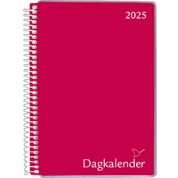 Dagkalender 2025, rød - 254556 0