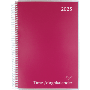 Time/døgnkalender 2025, rød - 254806 0