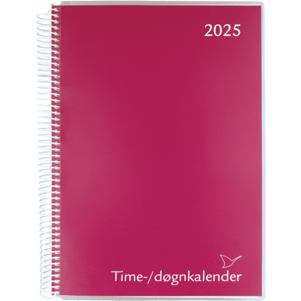 Time/døgnkalender 2025, rød - 254806 0