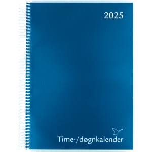 Time/døgnkalender 2025, blå - 254806 1