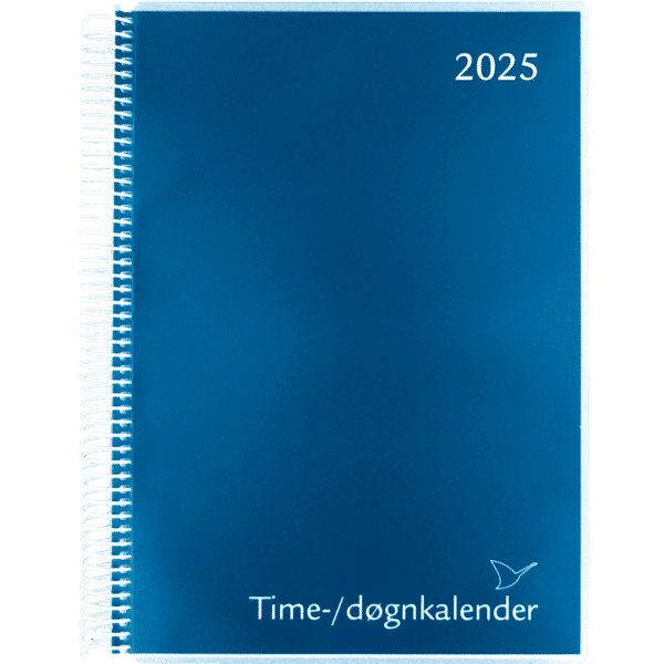 Time/døgnkalender 2025, blå - 254806 1