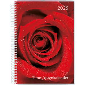 Time/døgnkalender 2025, rose - 254806 2 1