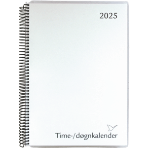 Time/døgnkalender 2025, hvid - 254806 2