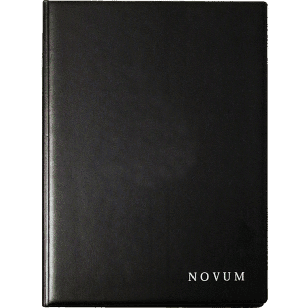 Novum kalender 2025 vinylomslag sort - 256685