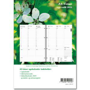 Refill A5-Timer ugekalender 2025 - 259225