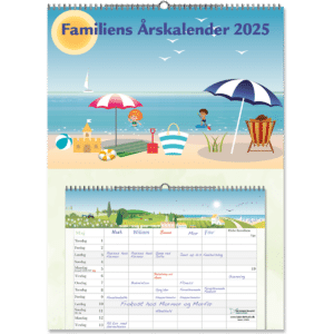 Familiens Årskalender A3 2025 - 259600