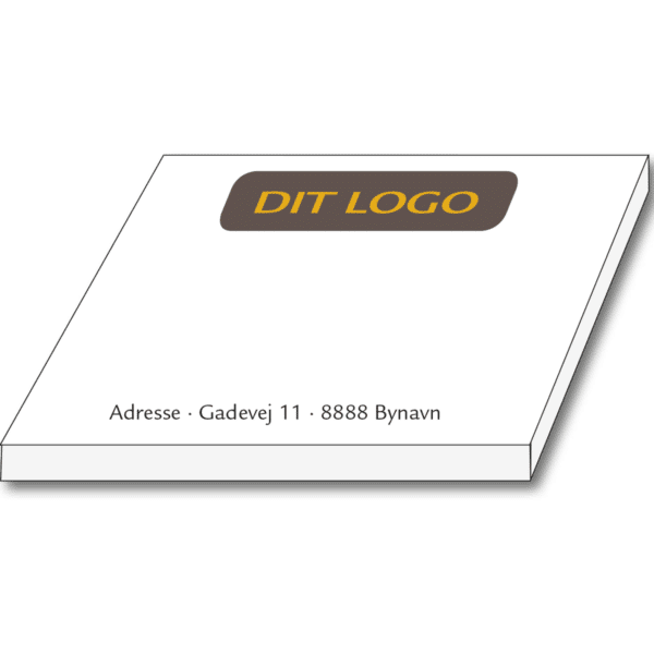 Post-it blokke med eget logo/tryk. - 259710 1