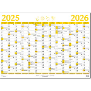 Stor Semesterkalender 2025/26 - 263600