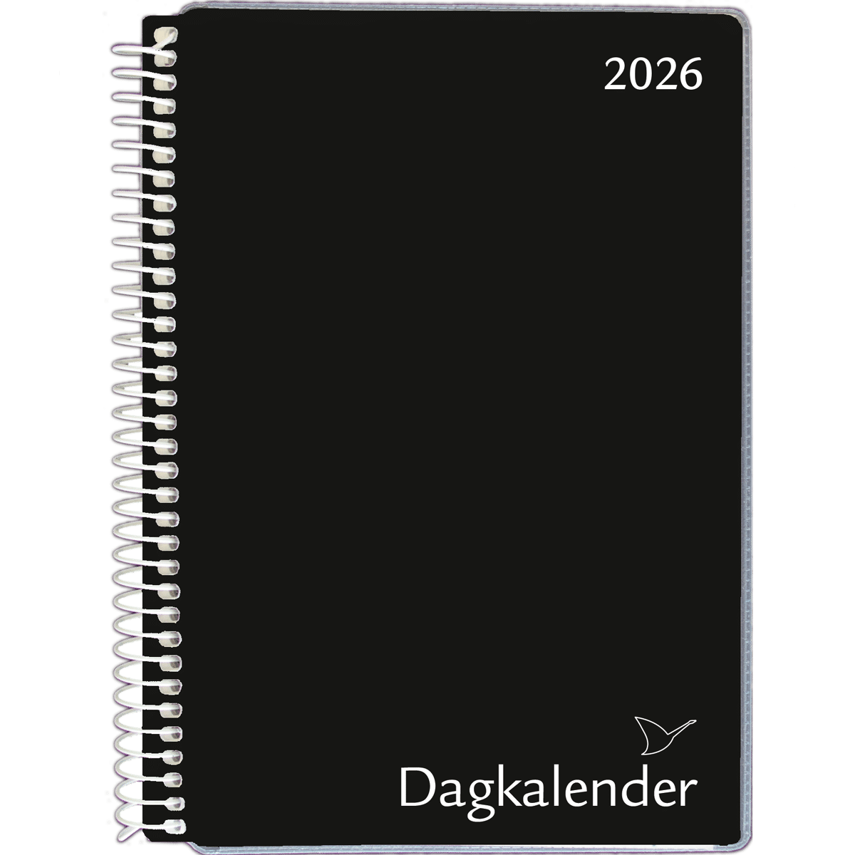 Dagkalender 2026, sort 1 Dagkalender 2026, sort