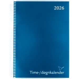 Time/døgnkalender 2026, blå - 264806 1