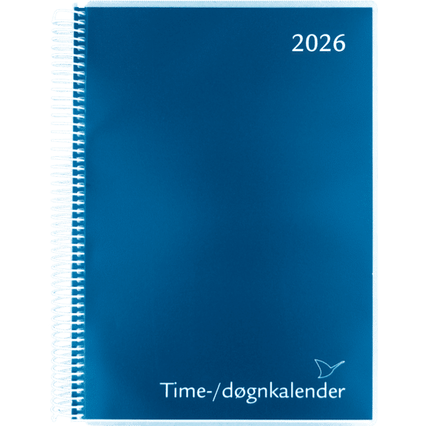 Time/døgnkalender 2026, blå - 264806 1