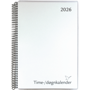 Time/døgnkalender 2026, hvid - 264806 2