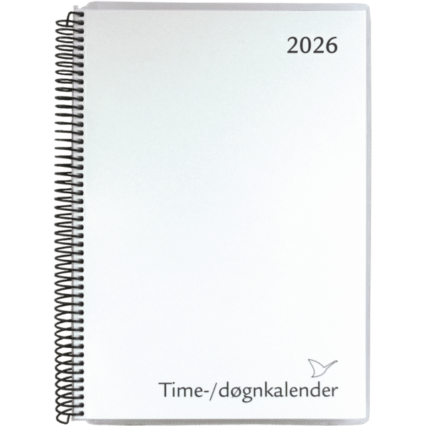 Time/døgnkalender 2026, hvid - 264806 2