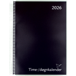 Time/døgnkalender 2026, sort - 264806 3