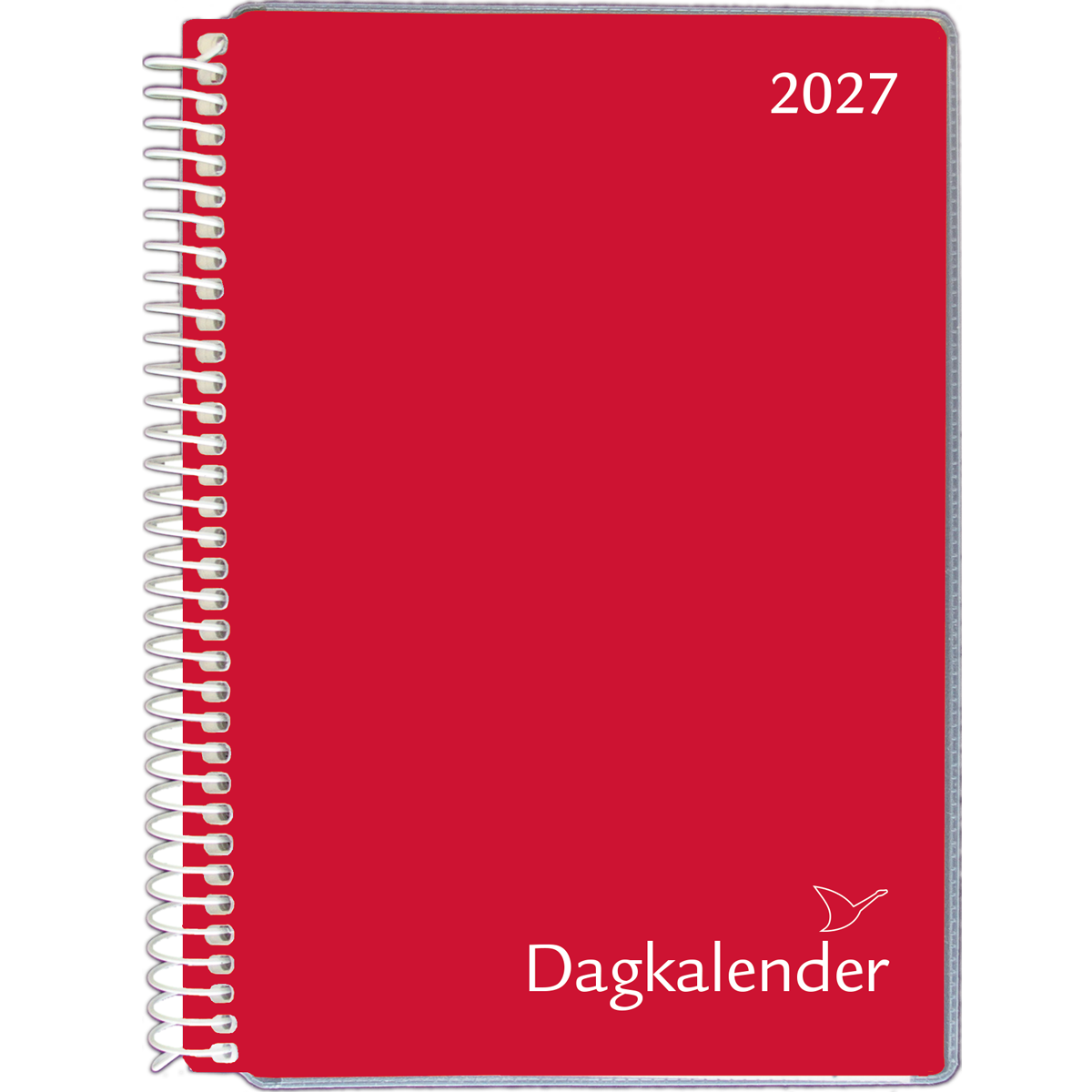 Dagkalender 2027, rød 1 Dagkalender 2027, rød
